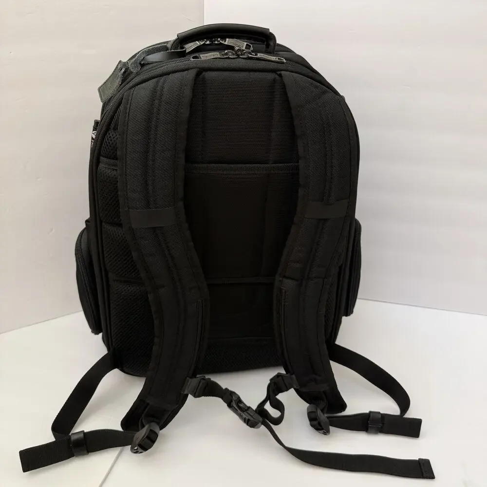 Travelpro Crew Executive Choice 2 Backpack Laptop RFID USB Leather Trim Like New